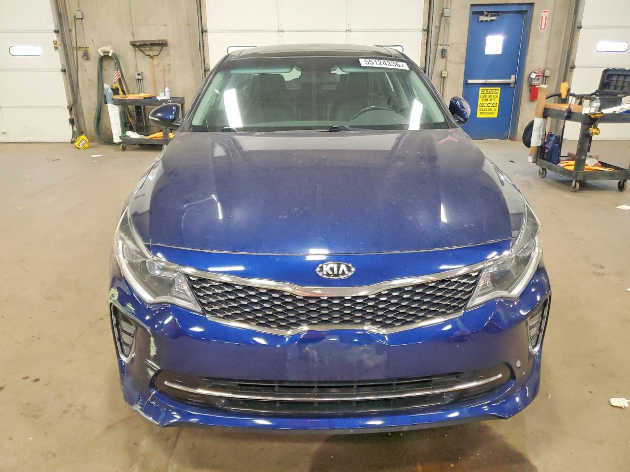 2018 Kia Optima S Blue vin: 5XXGT4L34JG241580