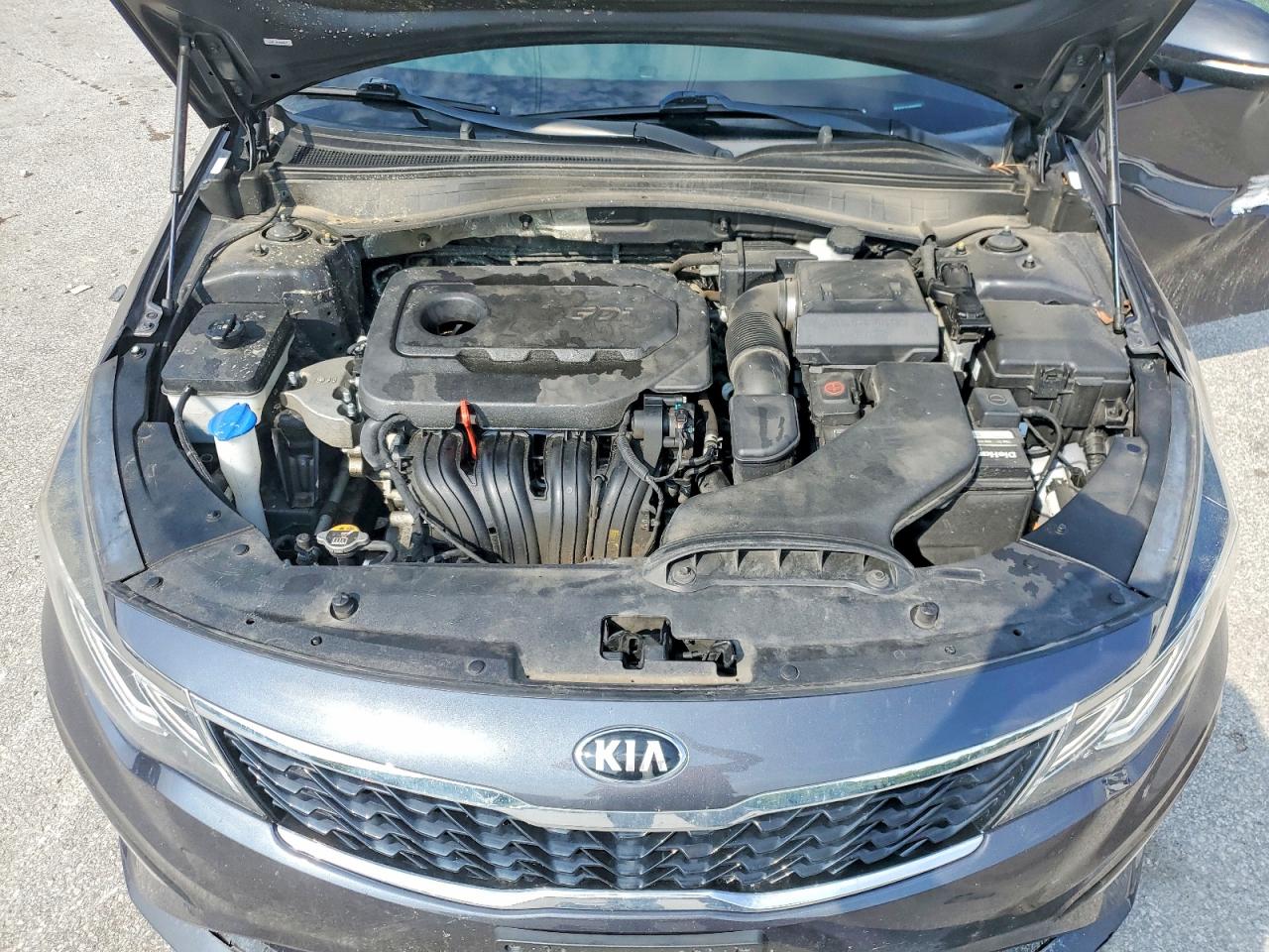 2019 Kia Optima S Gray vin: 5XXGT4L34KG280025