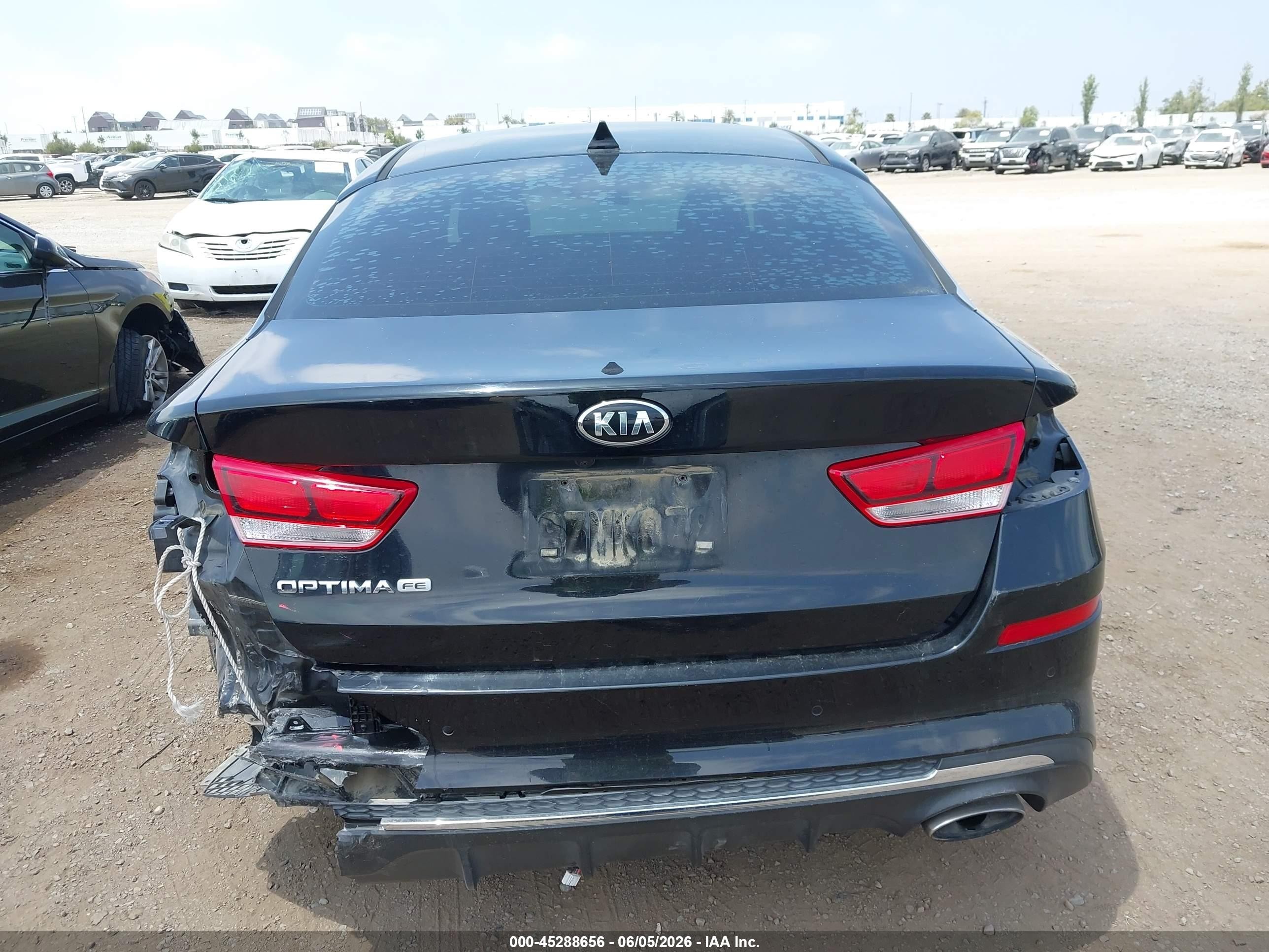 2019 Kia Optima Lx Черный vin: 5XXGT4L34KG318675