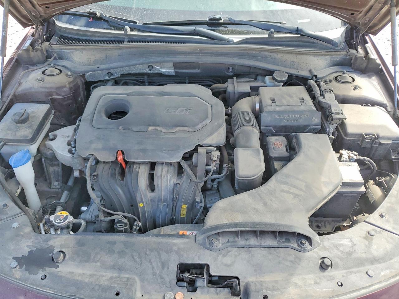 2019 Kia Optima Lx Burgundy vin: 5XXGT4L34KG339834