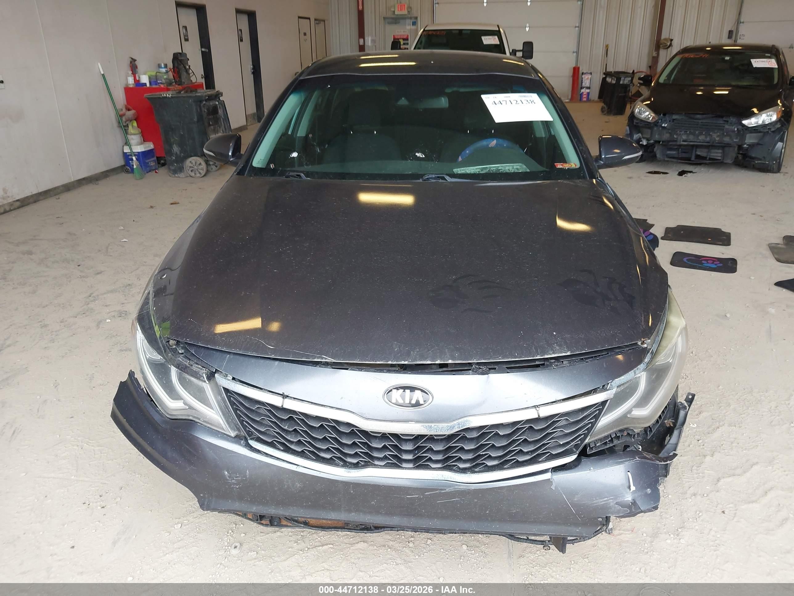 2020 Kia Optima Lx Серый vin: 5XXGT4L35LG385075