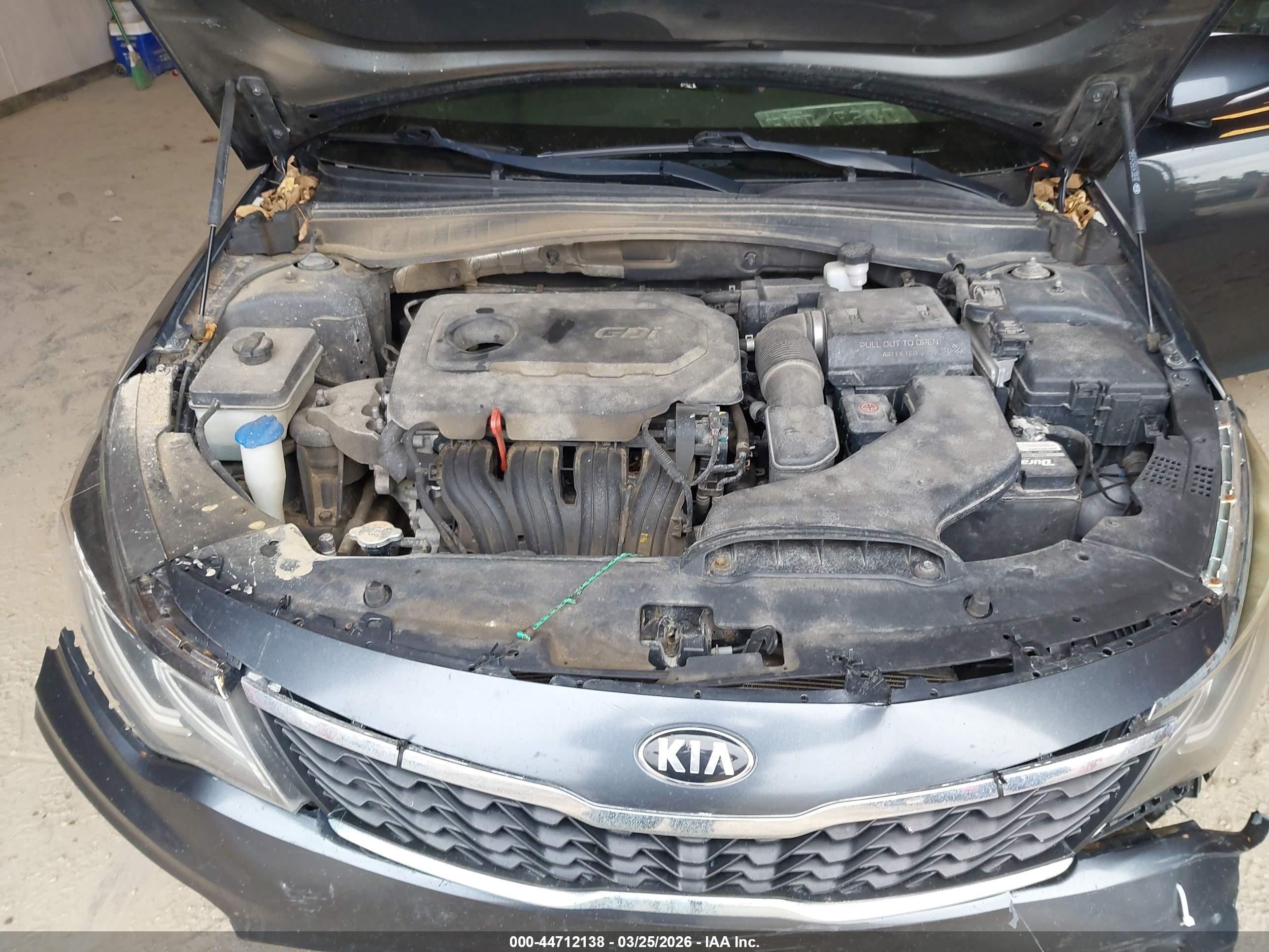 2020 Kia Optima Lx Серый vin: 5XXGT4L35LG385075