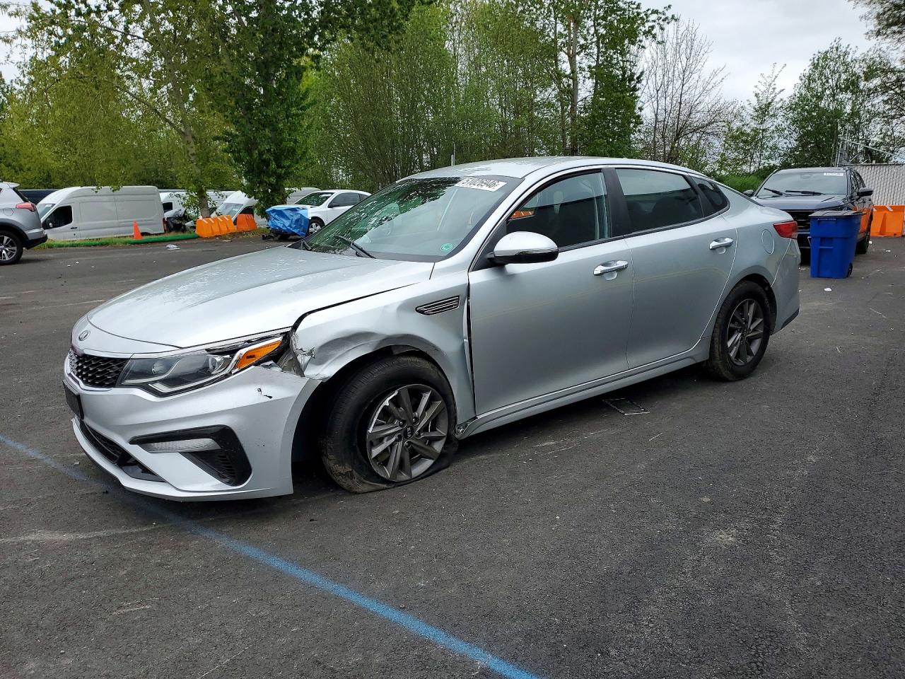 2020 Kia Optima Lx Silver vin: 5XXGT4L35LG388641