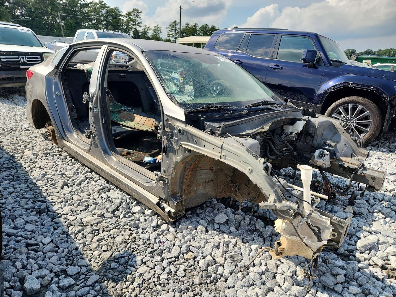 2018 Kia Optima Lx Gray vin: 5XXGT4L36JG259465