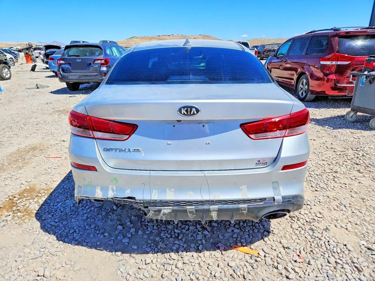 2019 Kia Optima Lx Серебряный vin: 5XXGT4L36KG340869
