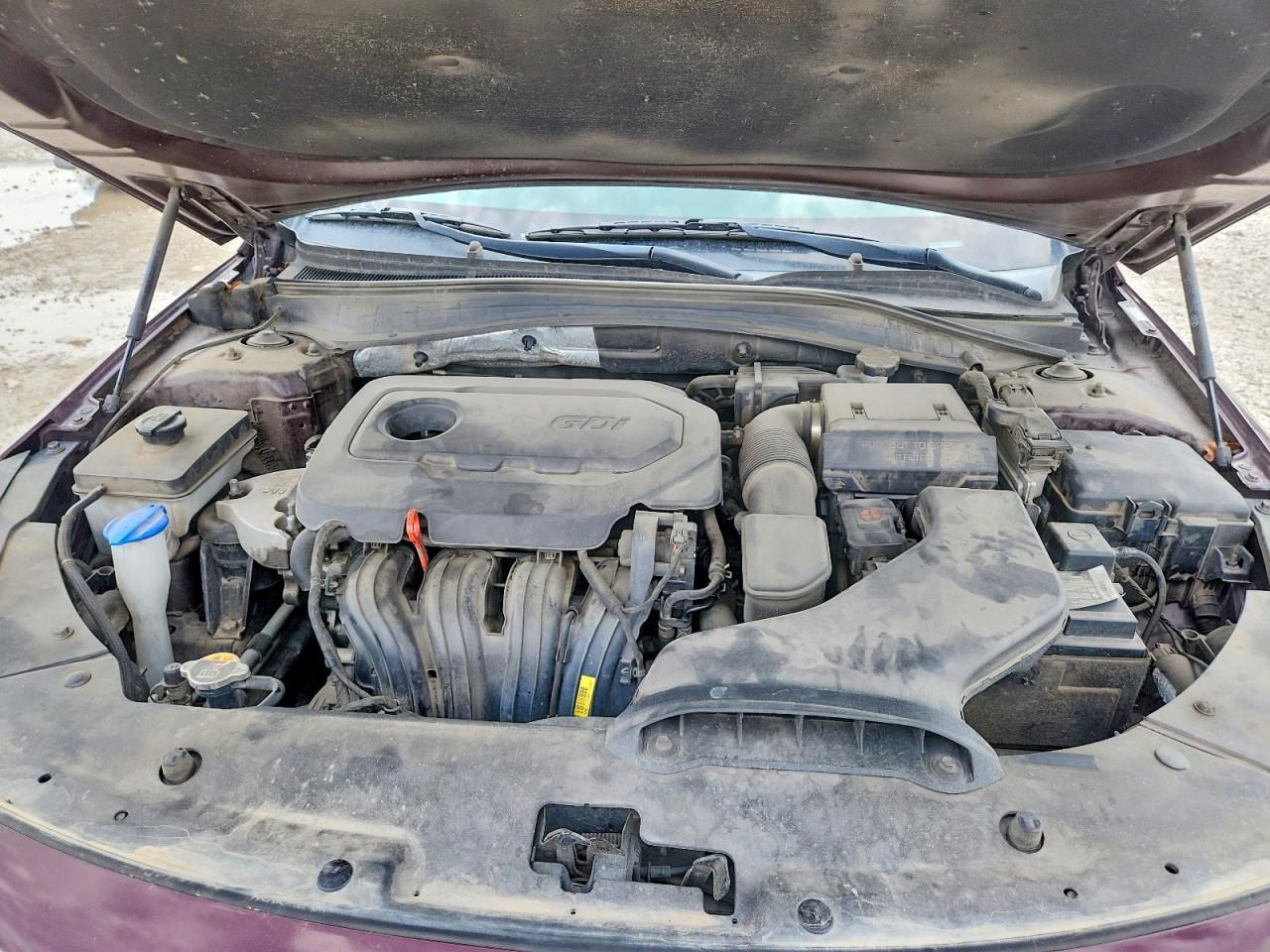 2019 Kia Optima Lx Burgundy vin: 5XXGT4L38KG275359