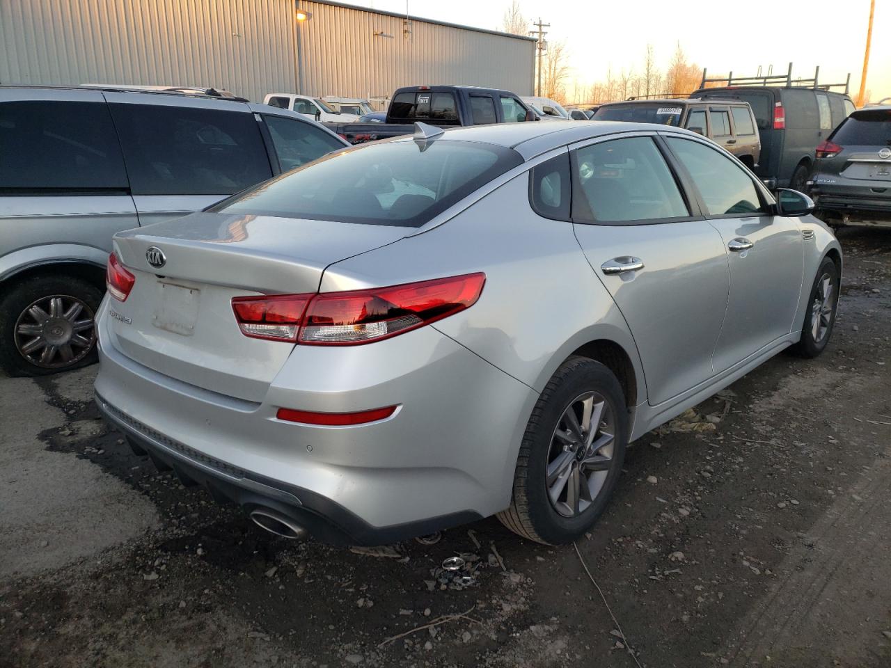 2020 Kia Optima Lx Silver vin: 5XXGT4L38LG395521