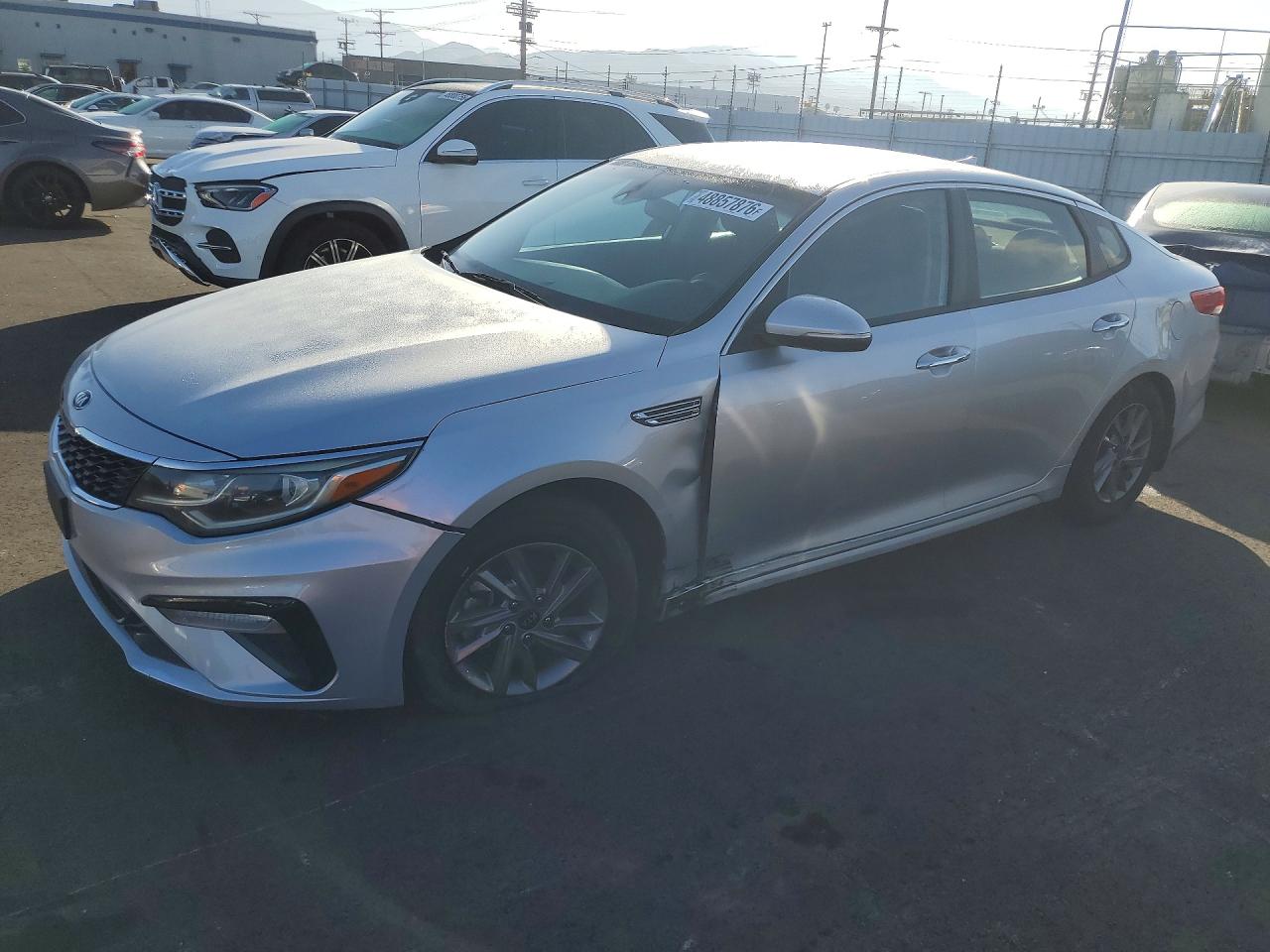 2020 Kia Optima Lx Серебряный vin: 5XXGT4L39LG409166