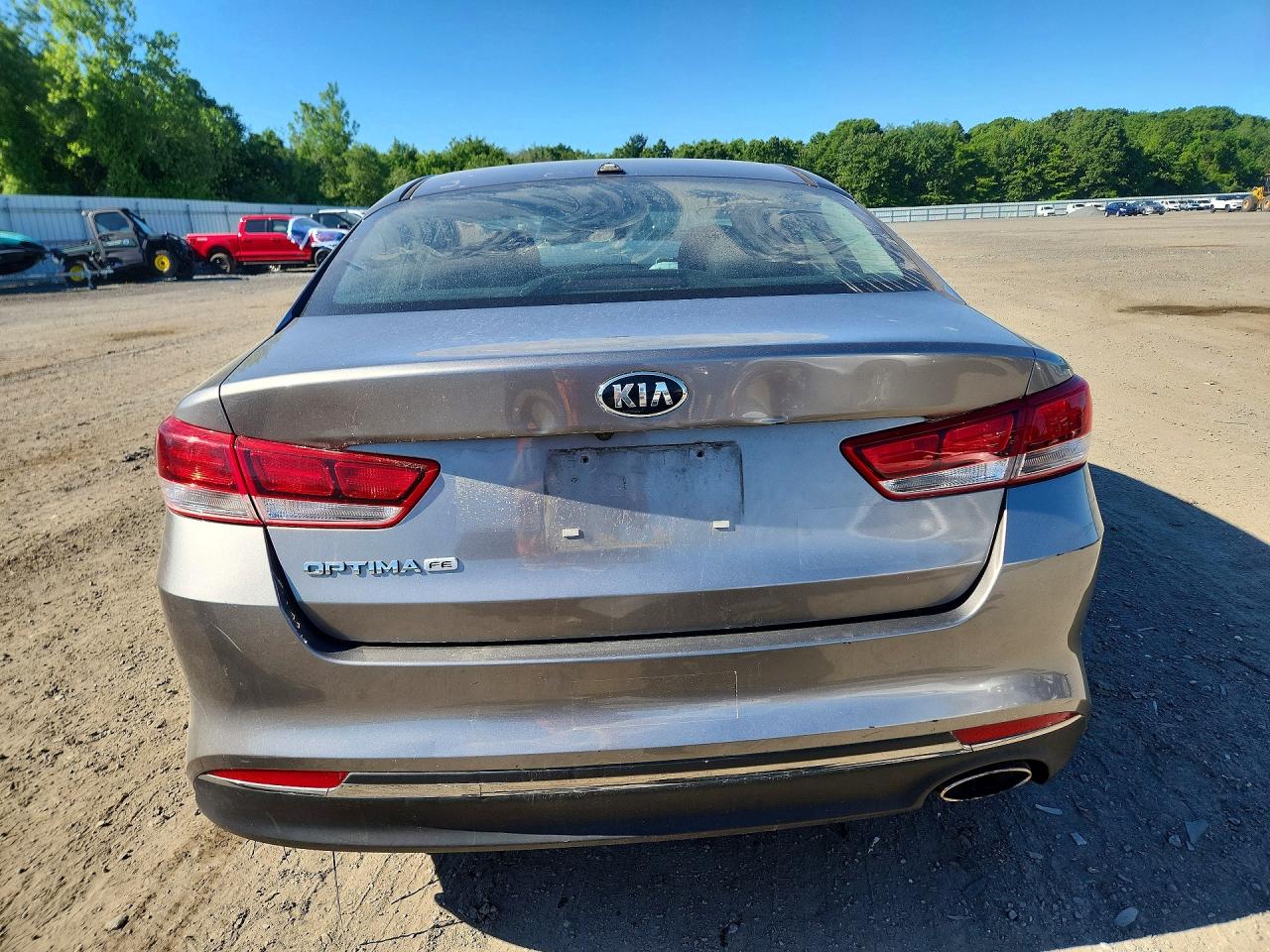 2016 Kia Optima Lx Серый vin: 5XXGT4L3XGG016895