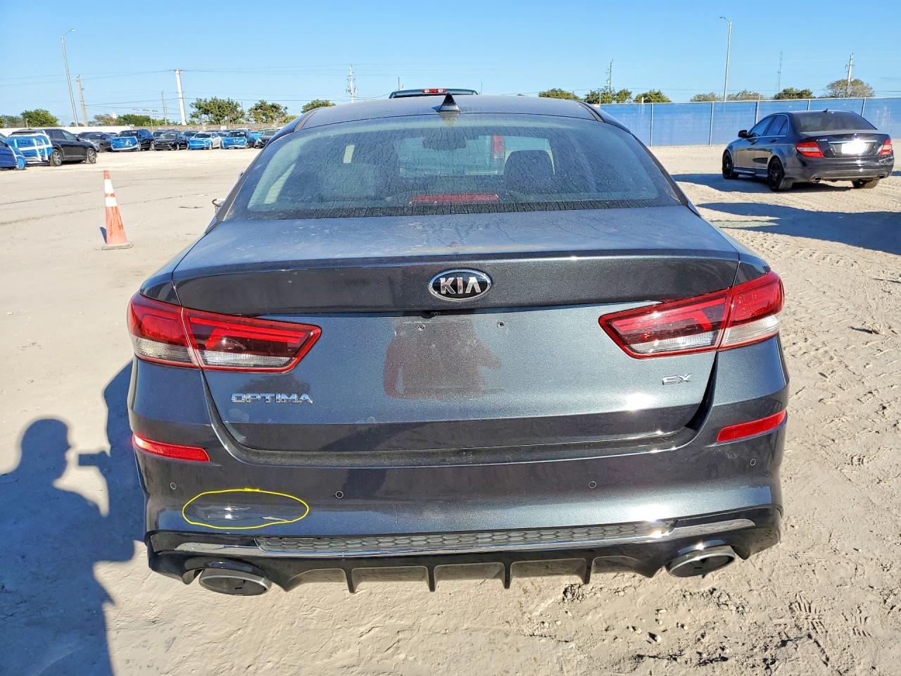2020 Kia Optima Ex Gray vin: 5XXGU4L14LG408602