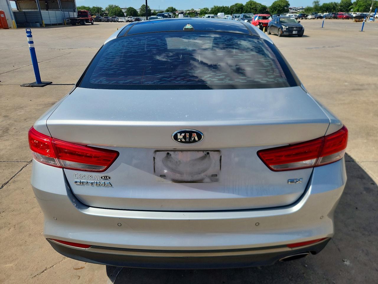 2016 Kia Optima Ex Silver vin: 5XXGU4L31GG070373