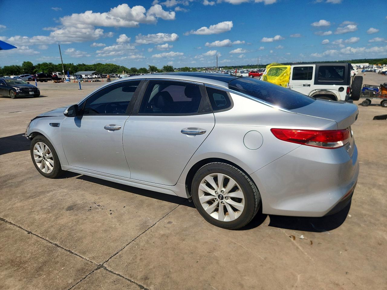 2016 Kia Optima Ex Silver vin: 5XXGU4L31GG070373
