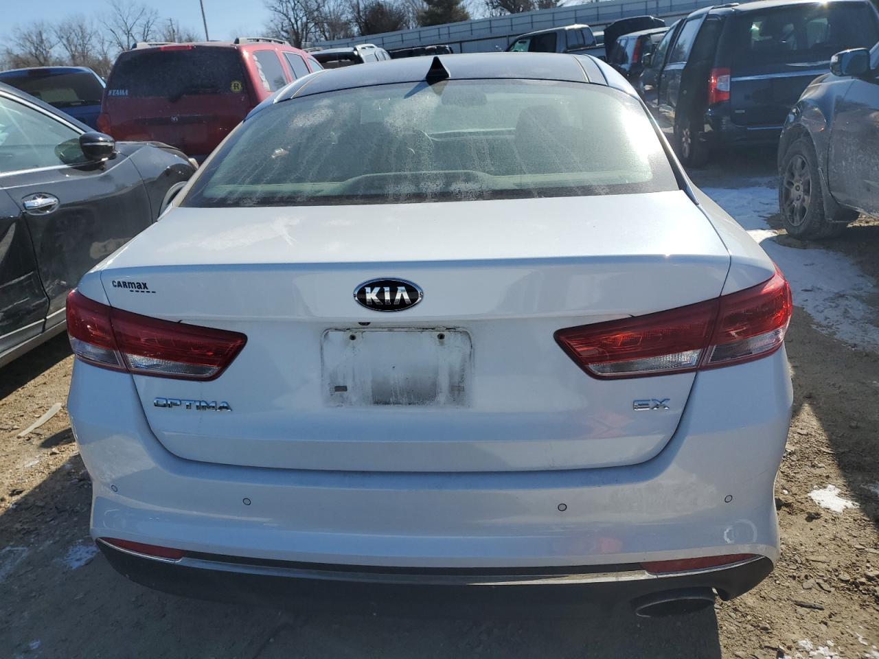 2016 Kia Optima Ex Белый vin: 5XXGU4L34GG063272