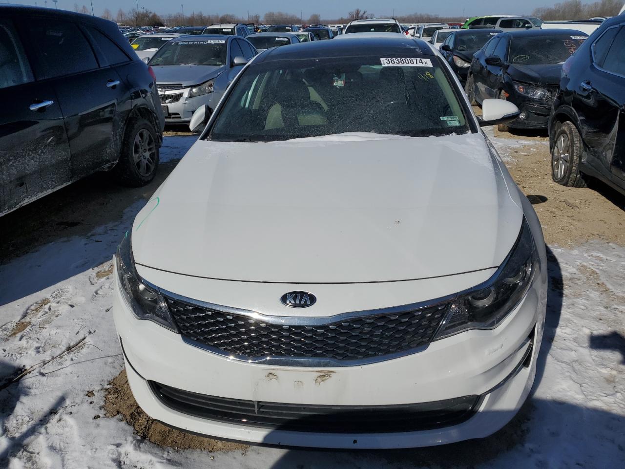 2016 Kia Optima Ex Белый vin: 5XXGU4L34GG063272