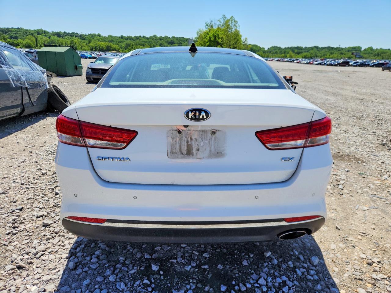 2016 Kia Optima Ex Белый vin: 5XXGU4L34GG063272