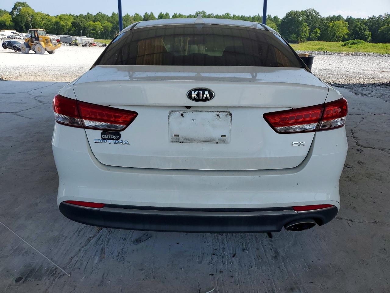 2017 Kia Optima Ex White vin: 5XXGU4L34HG126727