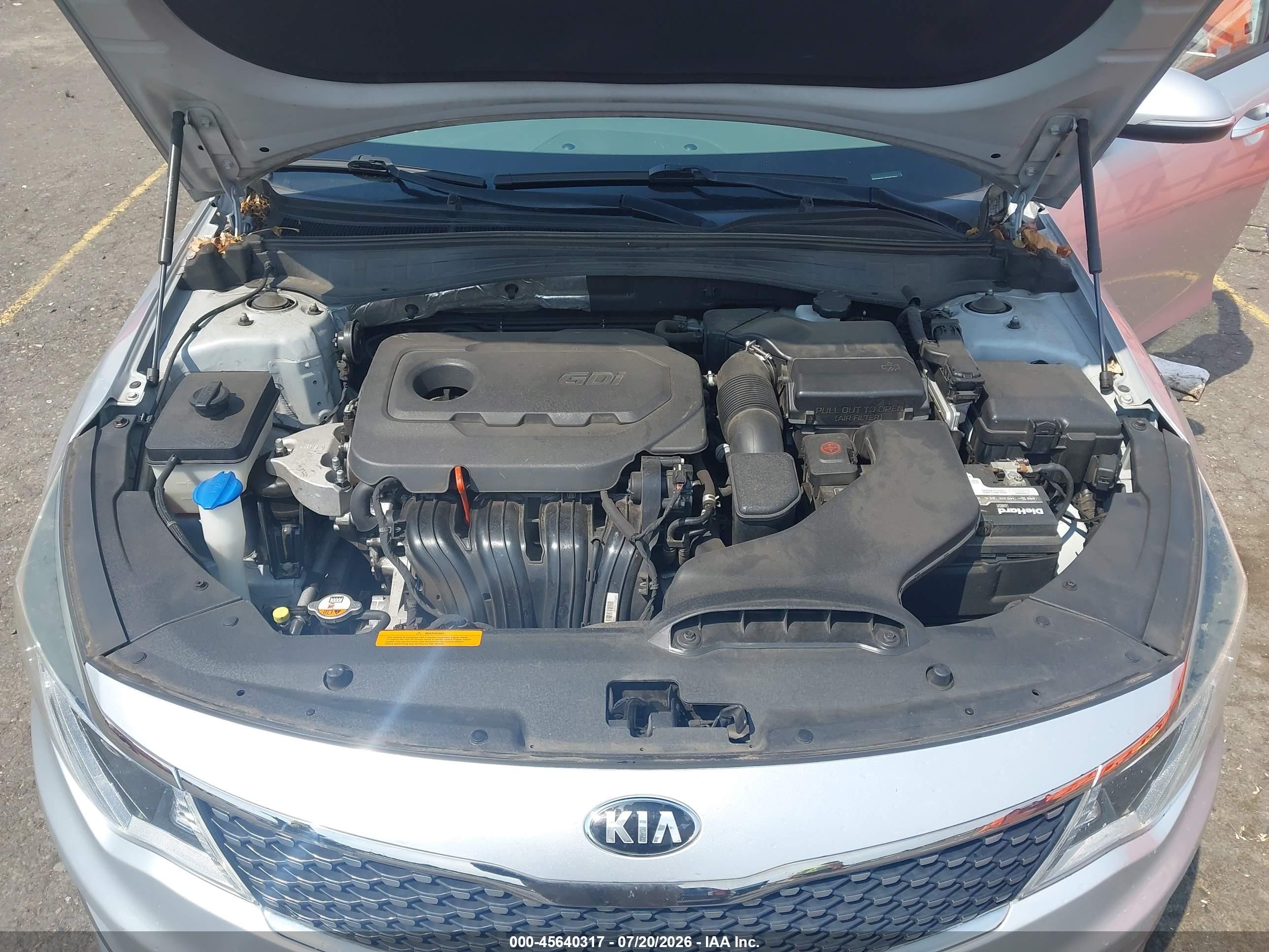 2016 Kia Optima Ex Серебряный vin: 5XXGU4L36GG072829