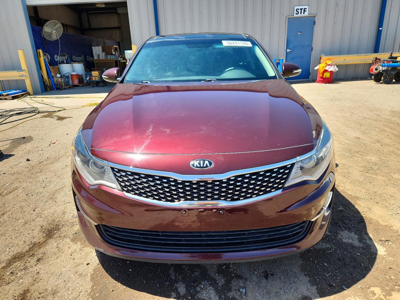 2016 Kia Optima Ex Burgundy vin: 5XXGU4L36GG090280