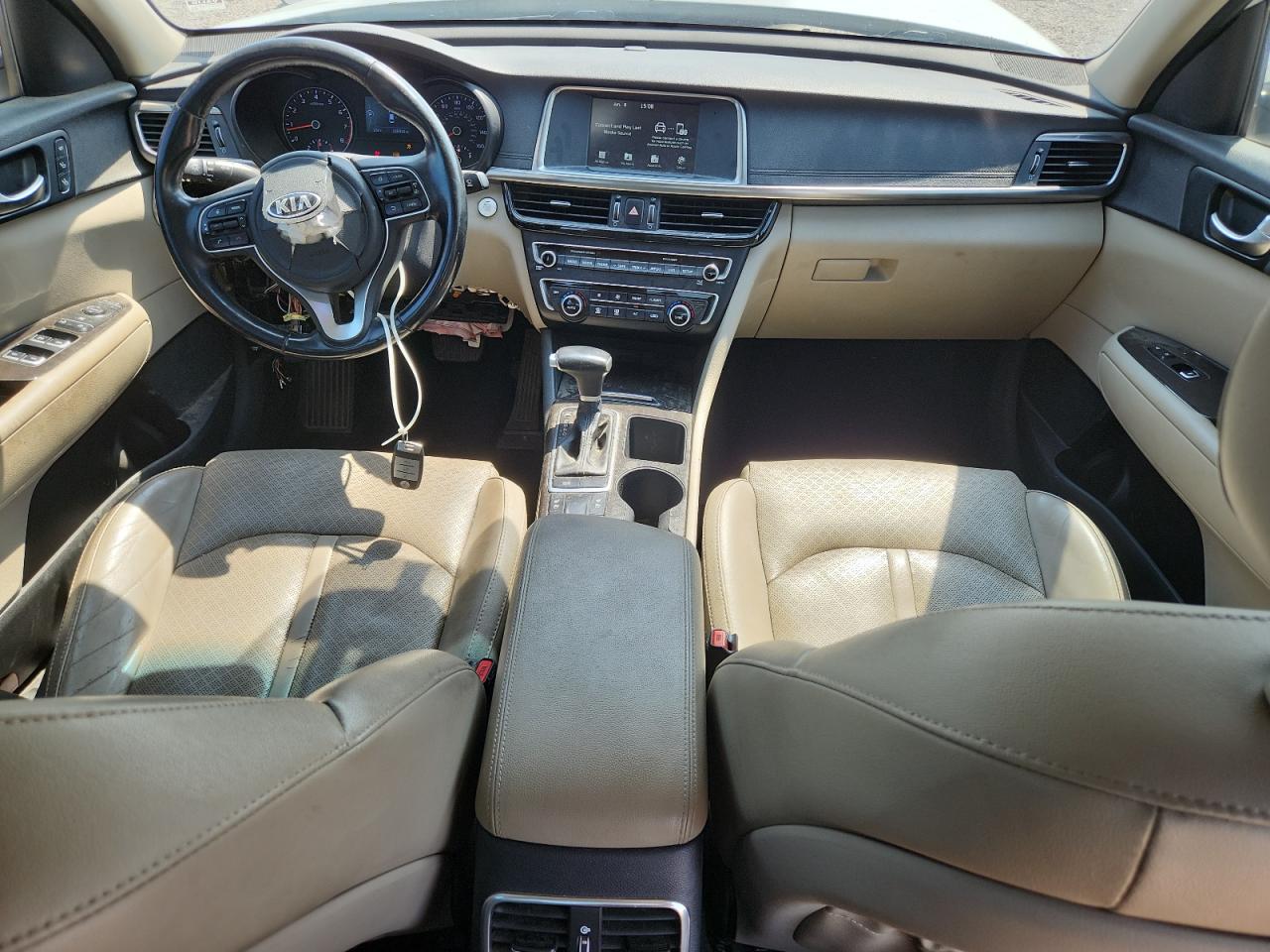 2018 Kia Optima Ex White vin: 5XXGU4L36JG246650