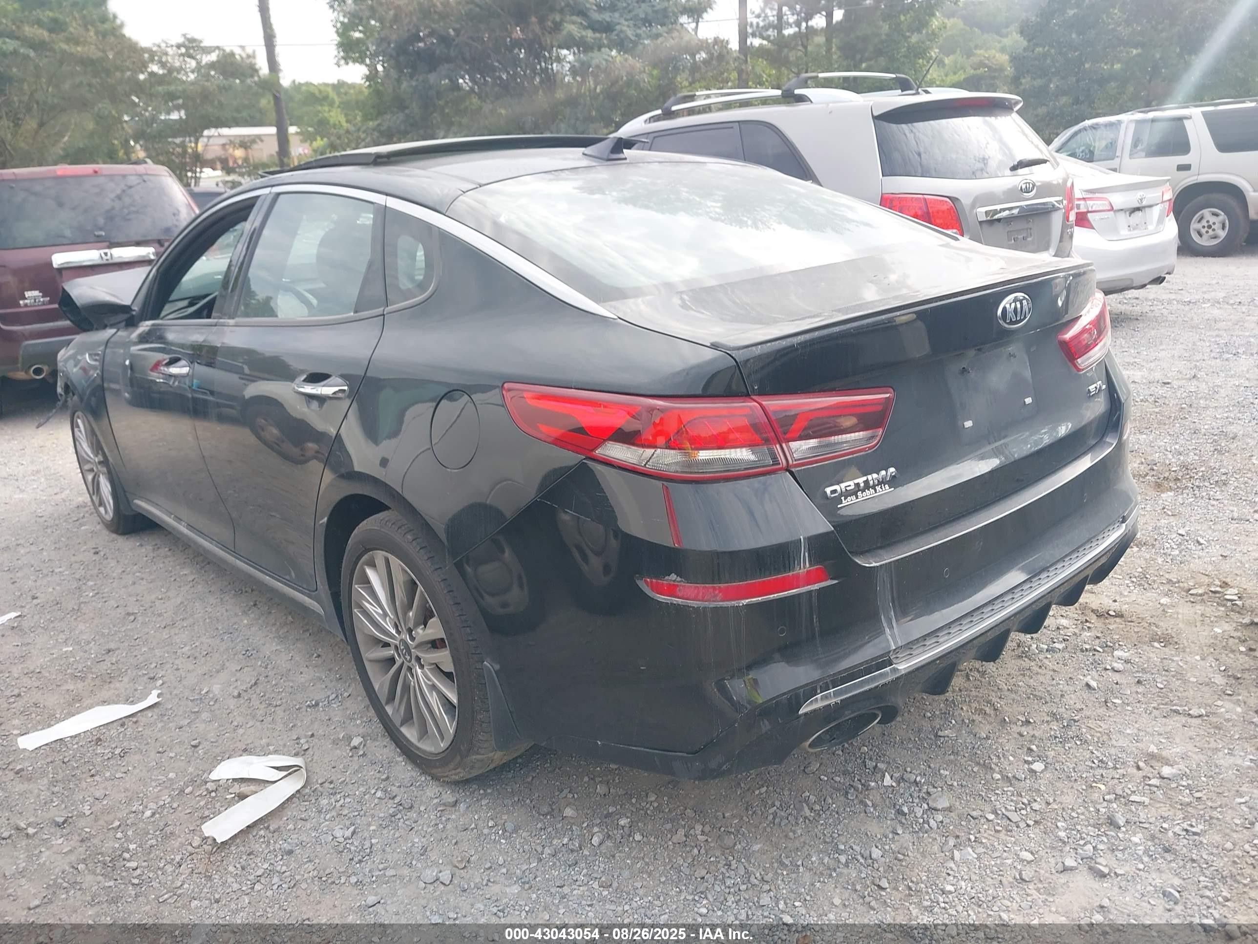 2019 Kia Optima Sx Turbo Черный vin: 5XXGV4L26KG283137