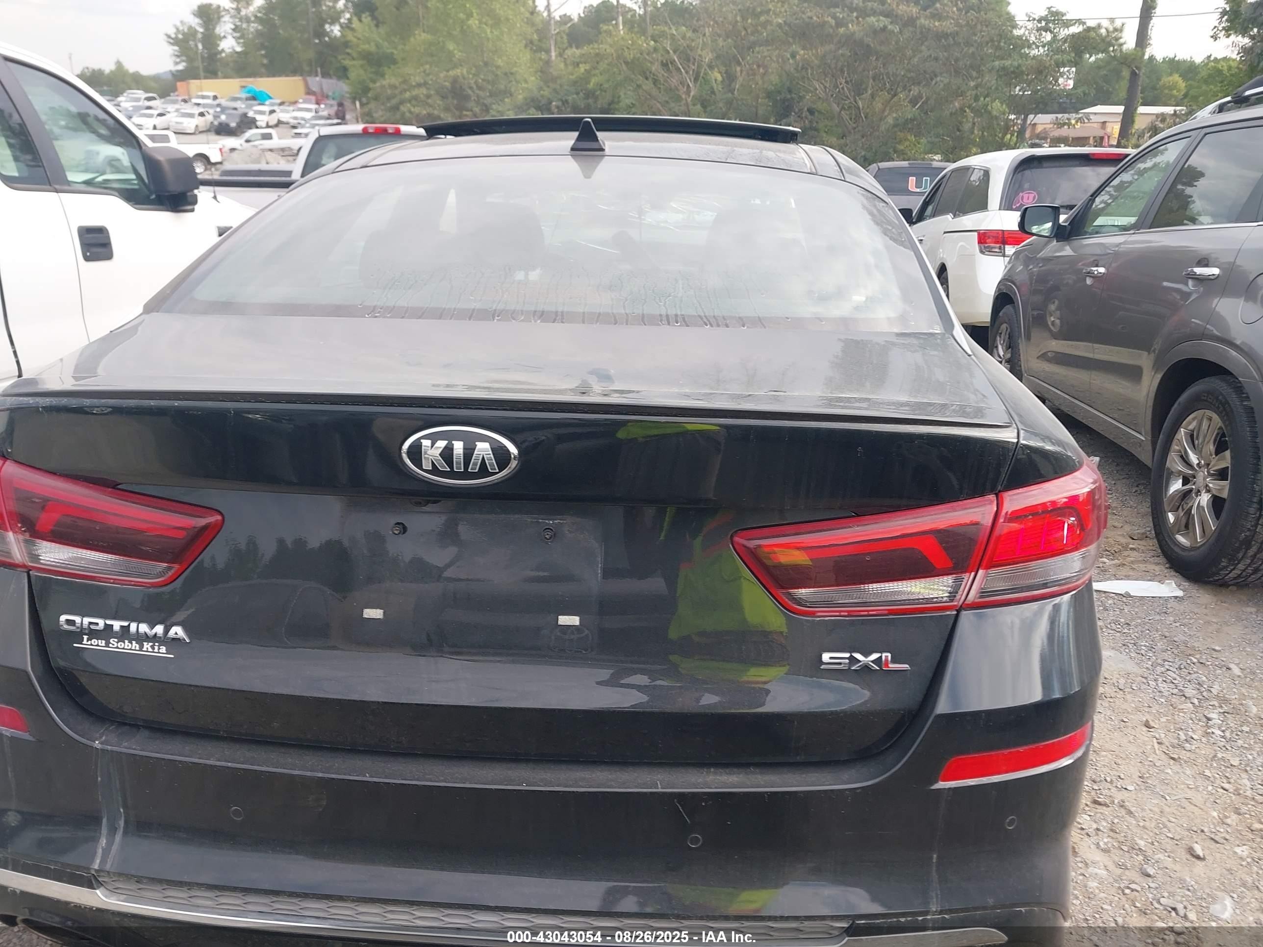 2019 Kia Optima Sx Turbo Черный vin: 5XXGV4L26KG283137