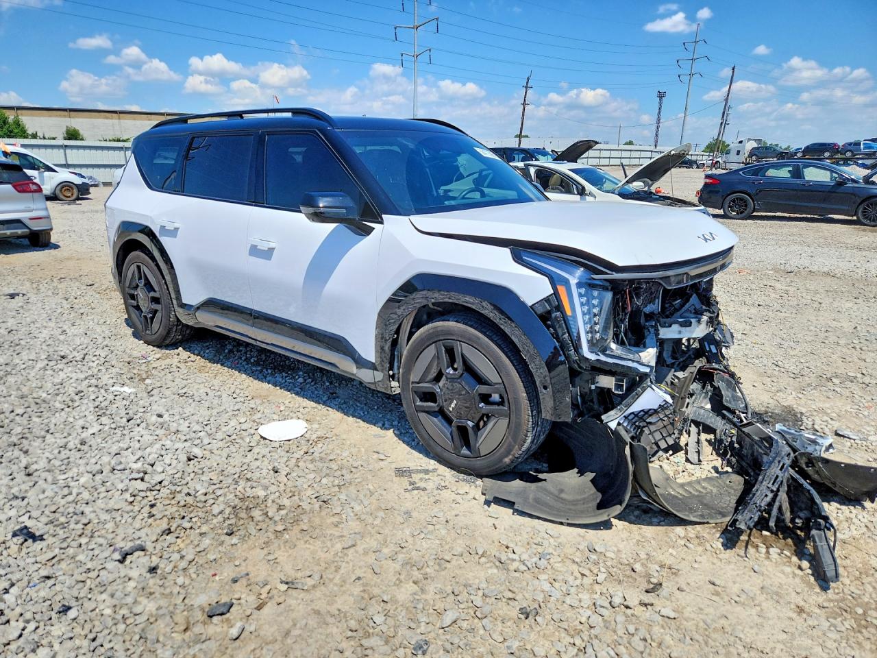 2026 Kia Ev9 Gt Line White vin: 5XYAEFS53TG007198