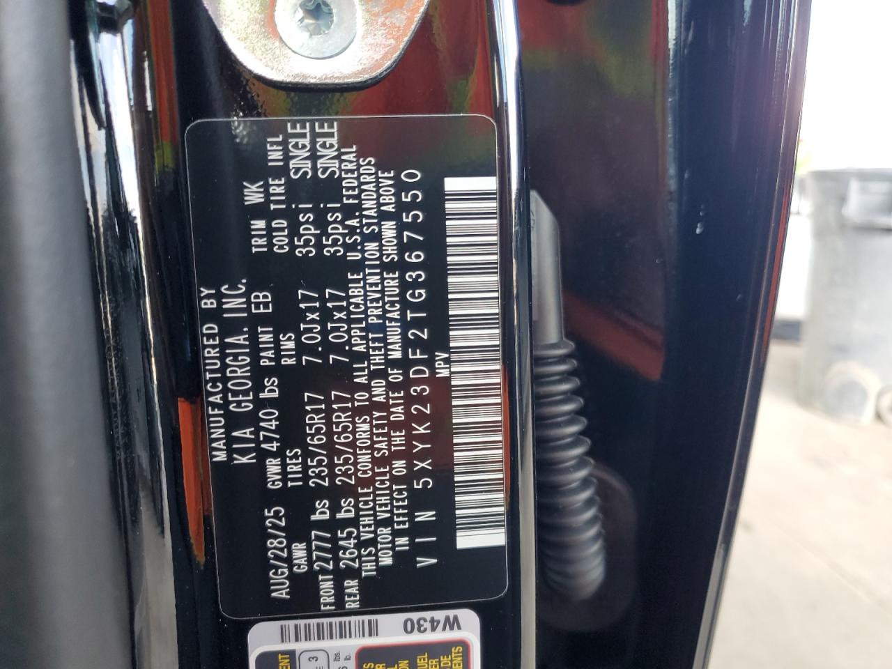 2026 Kia Sportage Lx Черный vin: 5XYK23DF2TG367550