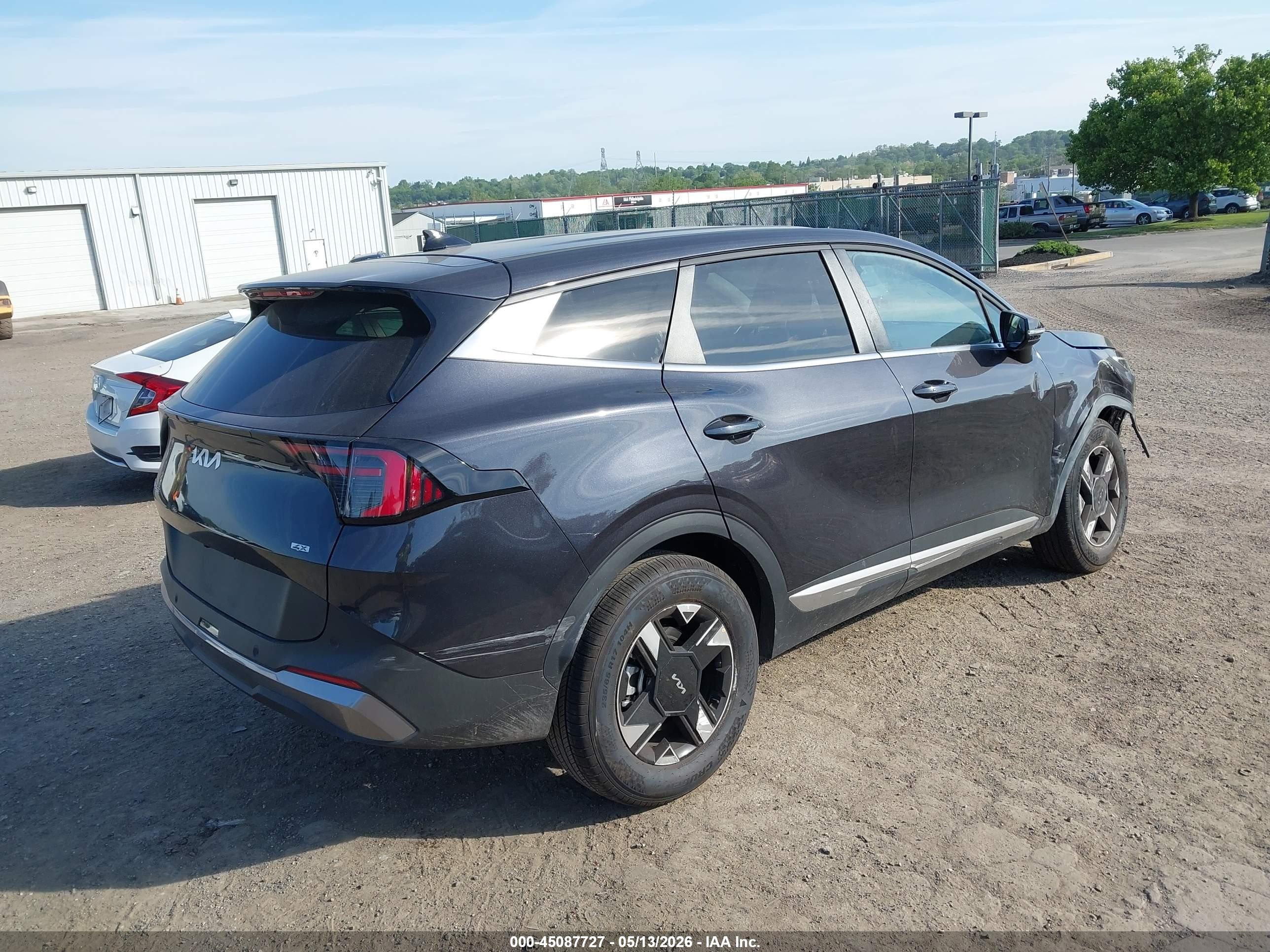 2026 Kia Sportage Lx Серый vin: 5XYK2CDF0TG418835