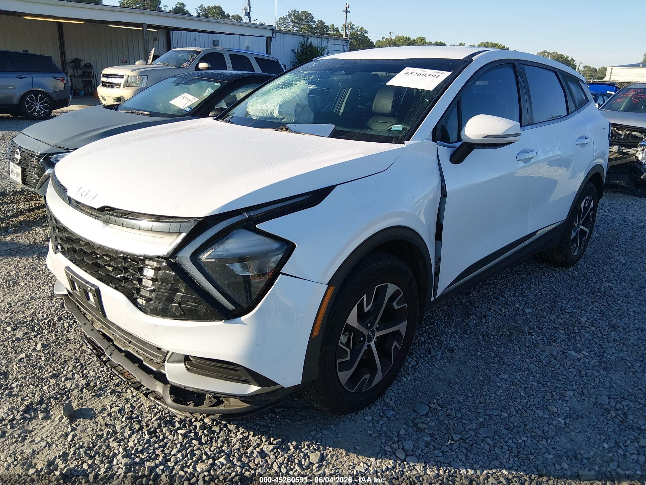 2023 Kia Sportage Ex White vin: 5XYK33AF0PG135827