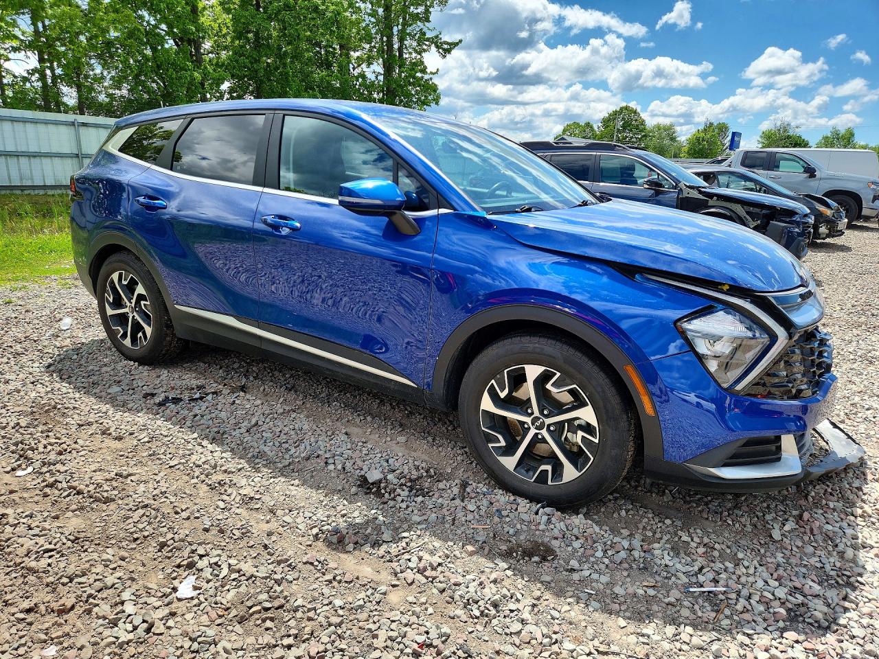 2023 Kia Sportage Ex Синий vin: 5XYK33AF2PG100559