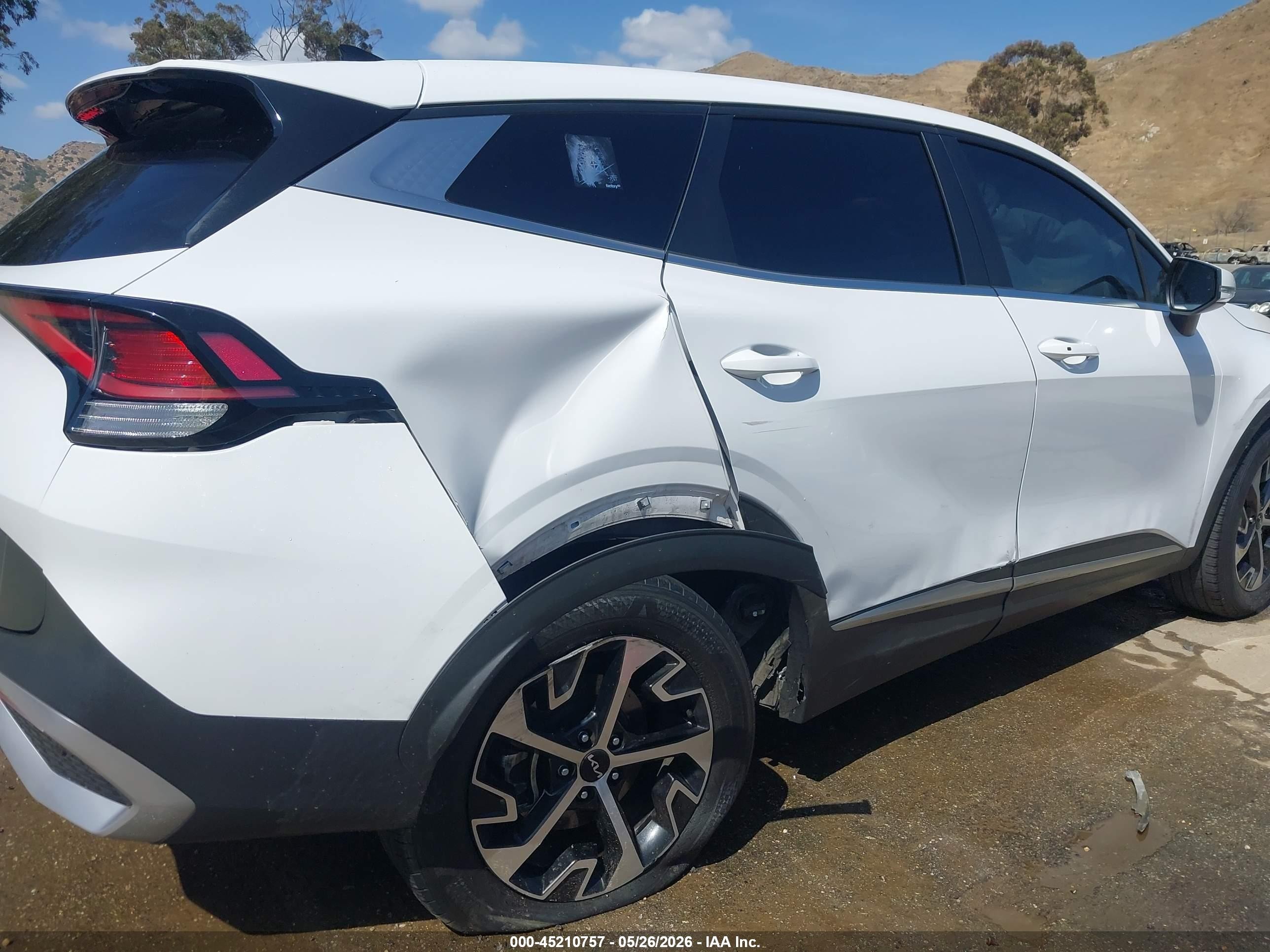 2023 Kia Sportage Ex White vin: 5XYK33AF4PG126998