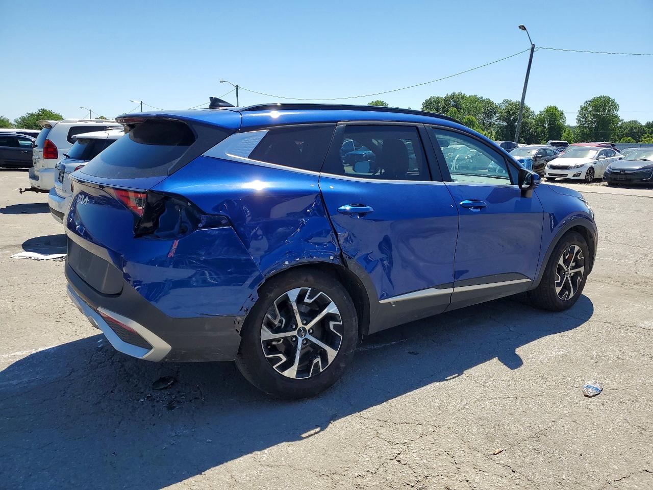 2025 Kia Sportage Ex Blue vin: 5XYK33DF7SG274194