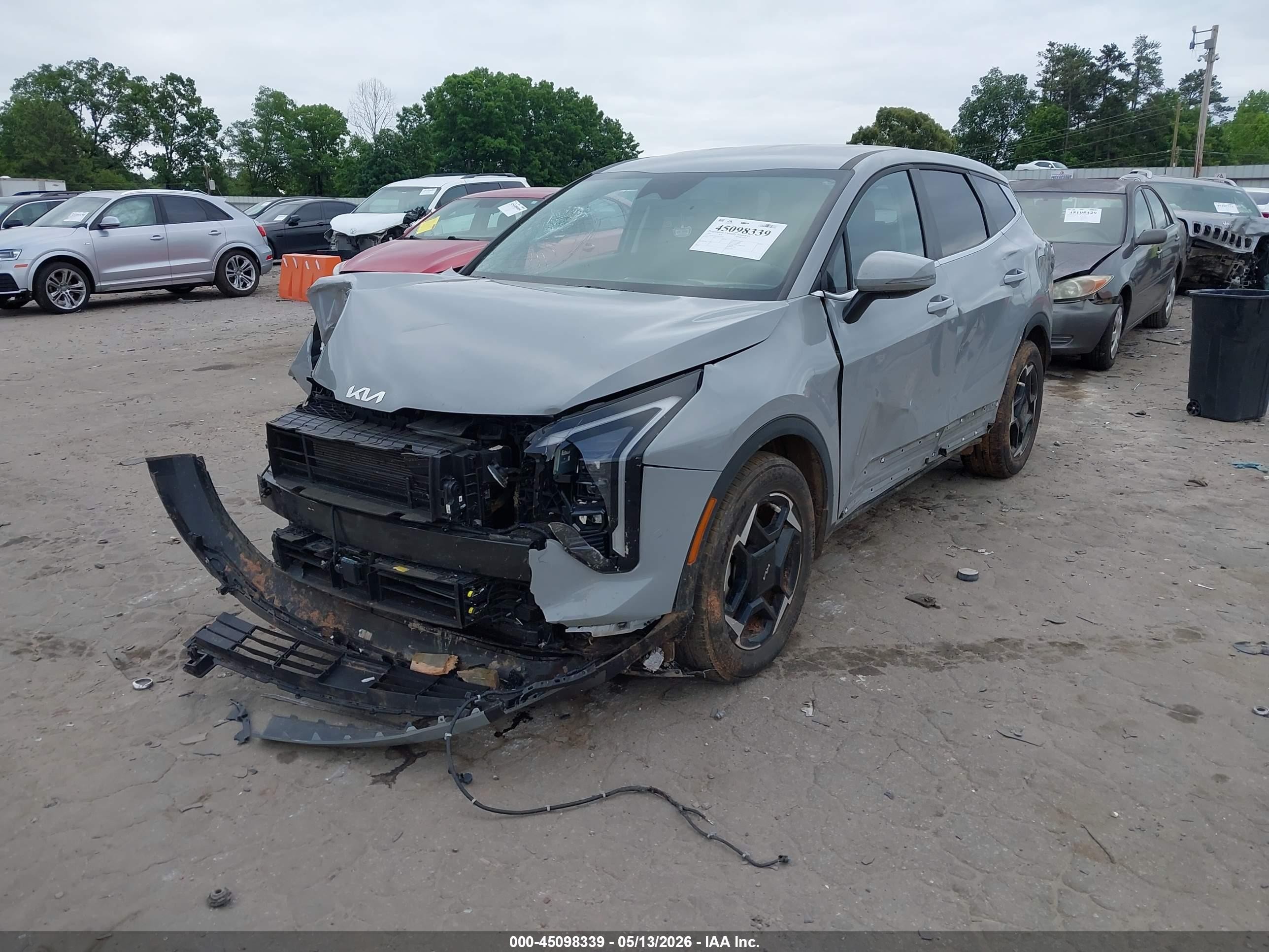 2026 Kia Sportage Ex Серый vin: 5XYK33DF7TG337893