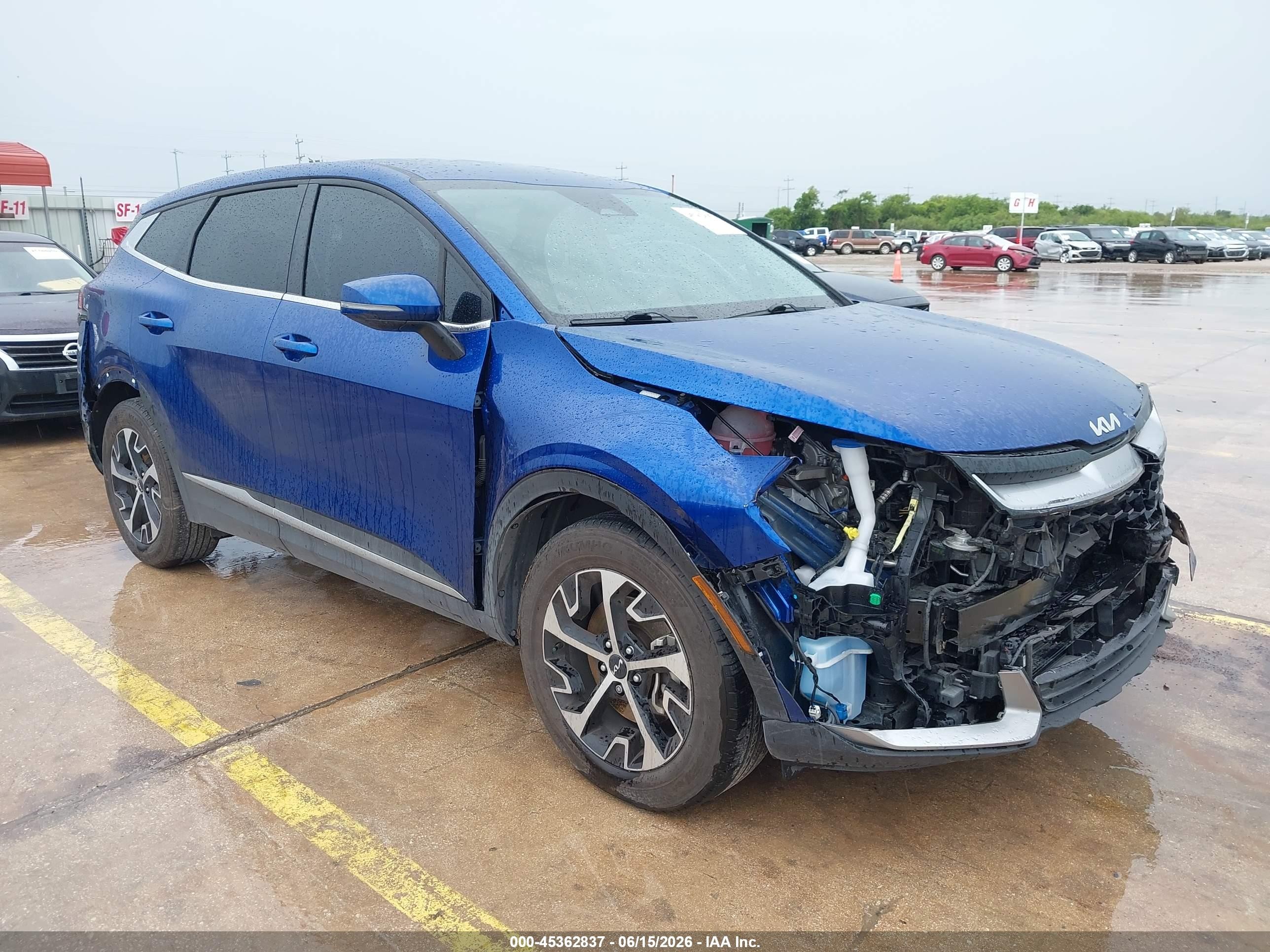 2024 Kia Sportage Ex Blue vin: 5XYK33DFXRG165903