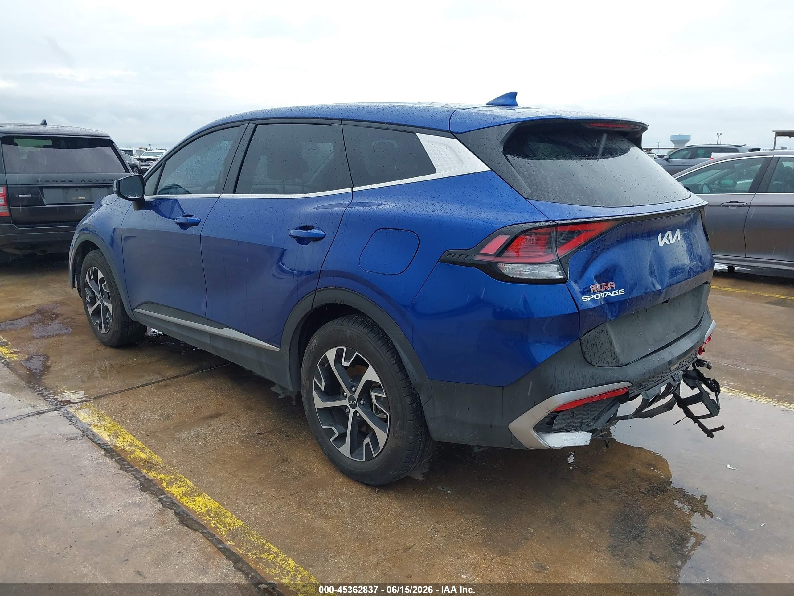 2024 Kia Sportage Ex Blue vin: 5XYK33DFXRG165903