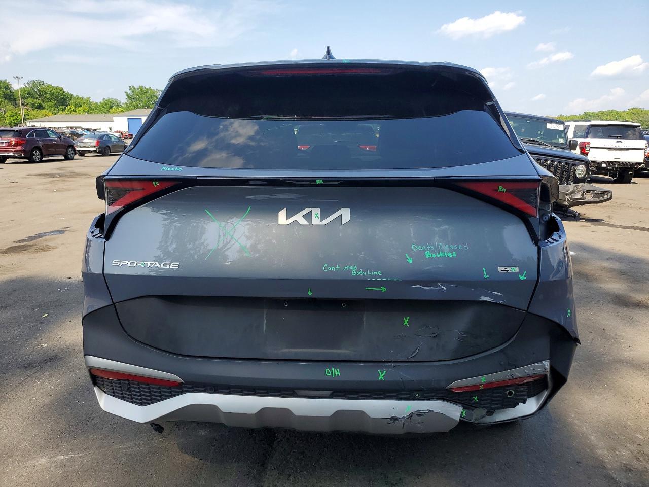 2023 Kia Sportage Ex Gray vin: 5XYK3CAF0PG030981