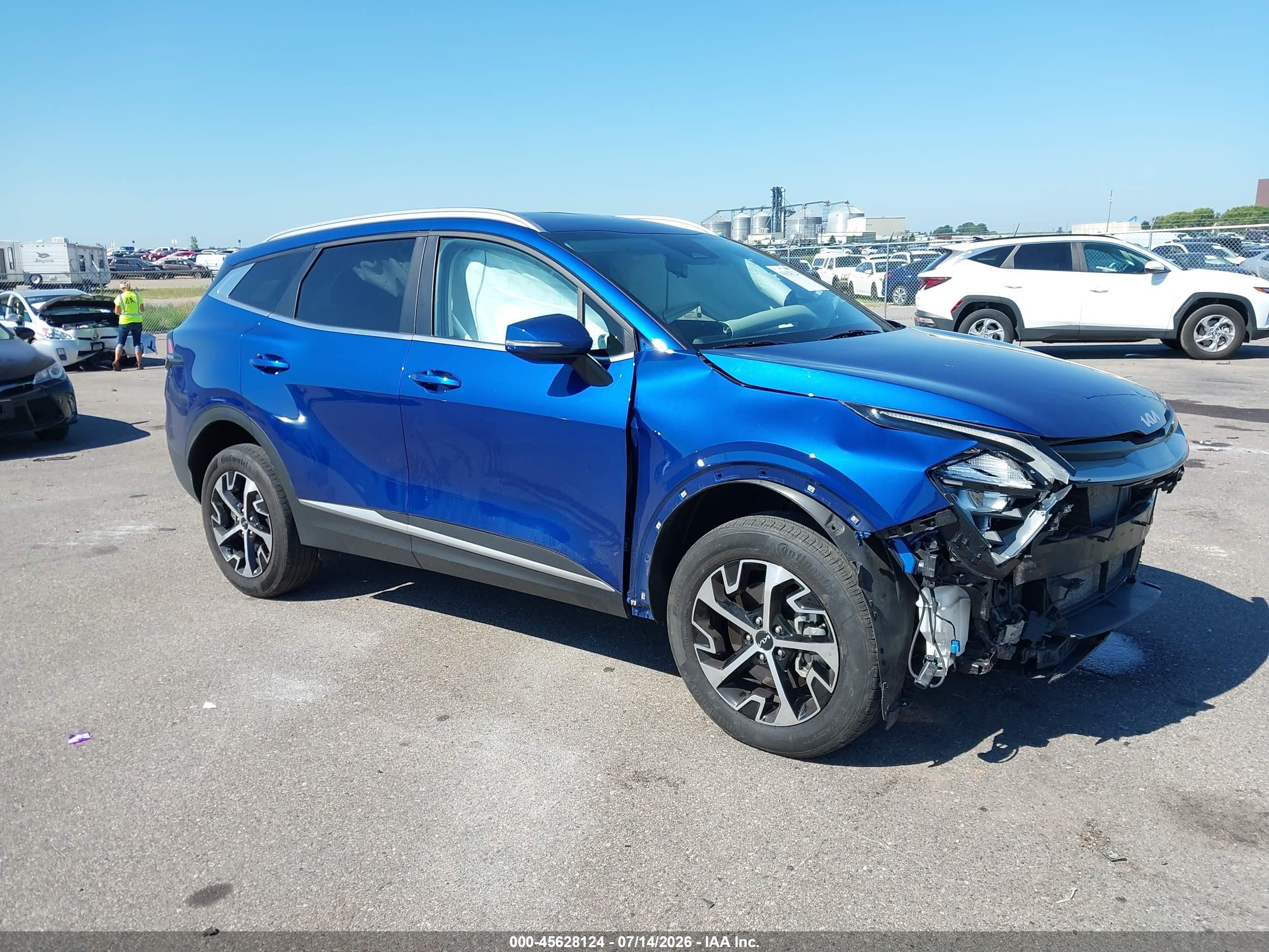 2023 Kia Sportage Ex Blue vin: 5XYK3CAF2PG087568