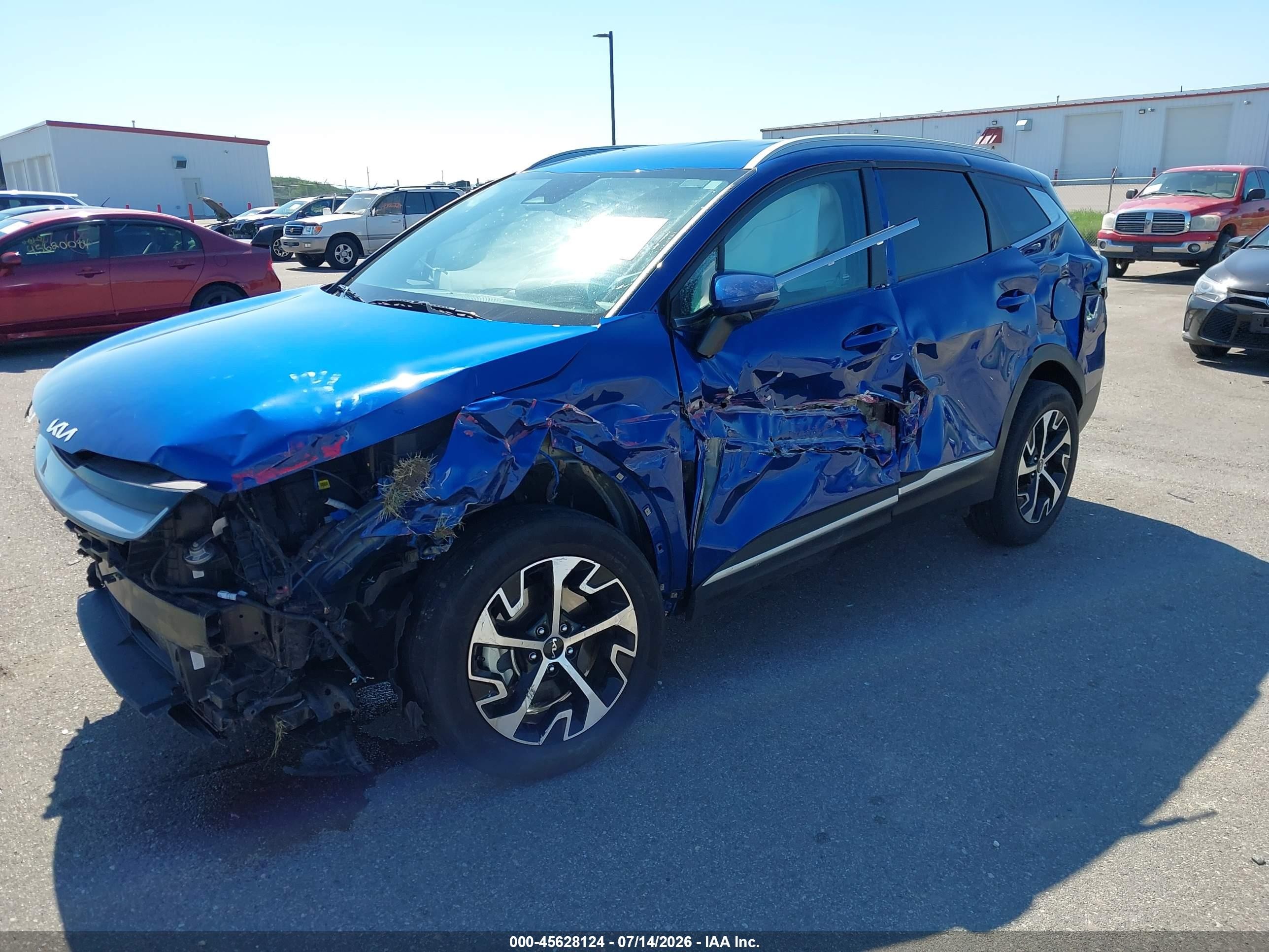 2023 Kia Sportage Ex Blue vin: 5XYK3CAF2PG087568