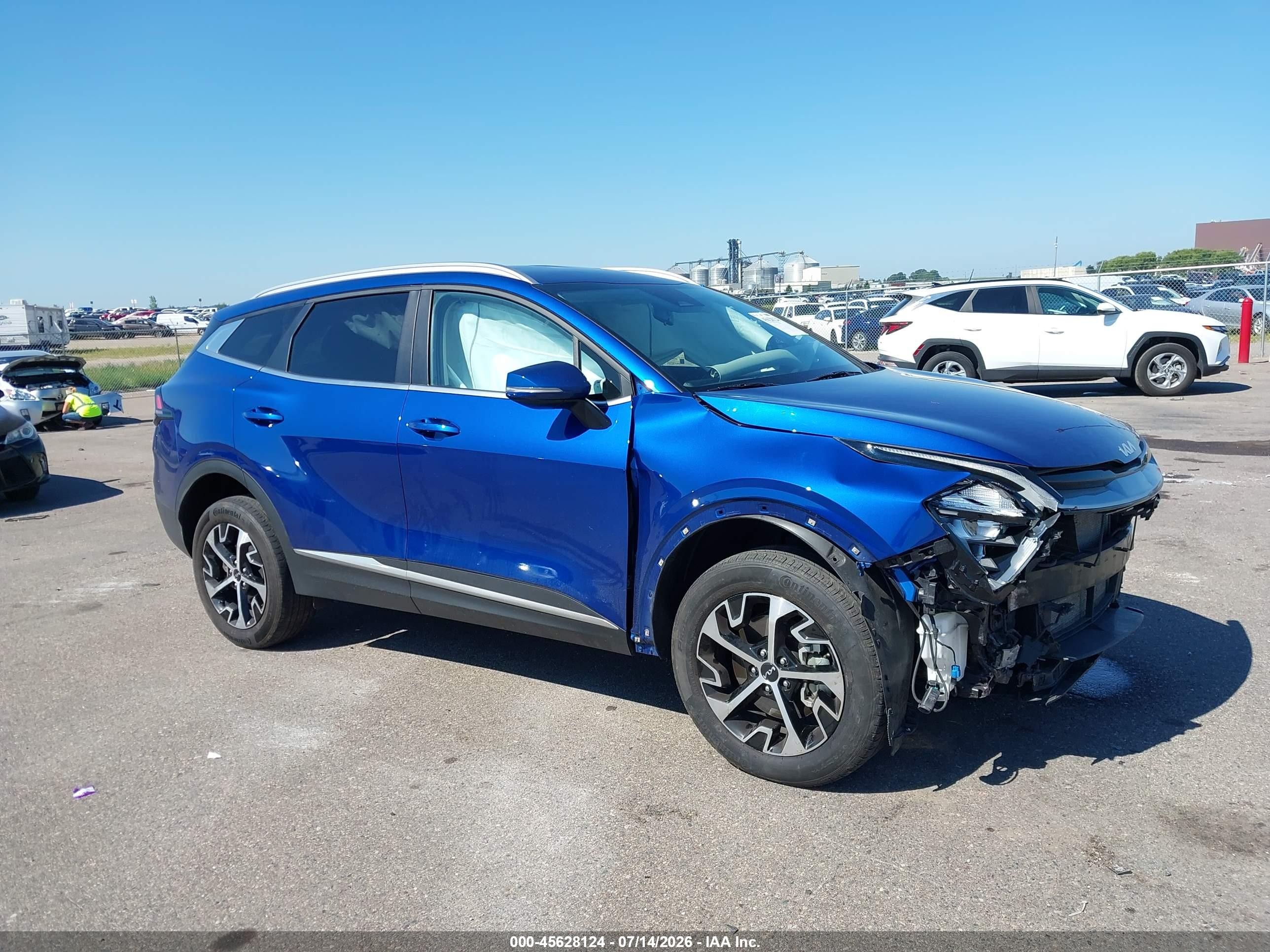 2023 Kia Sportage Ex Blue vin: 5XYK3CAF2PG087568