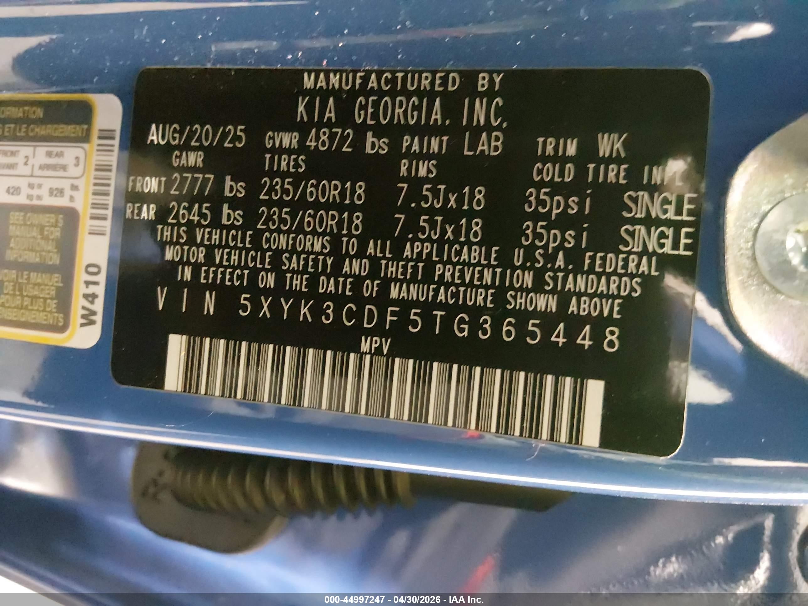 2026 Kia Sportage Ex Black vin: 5XYK3CDF5TG365448