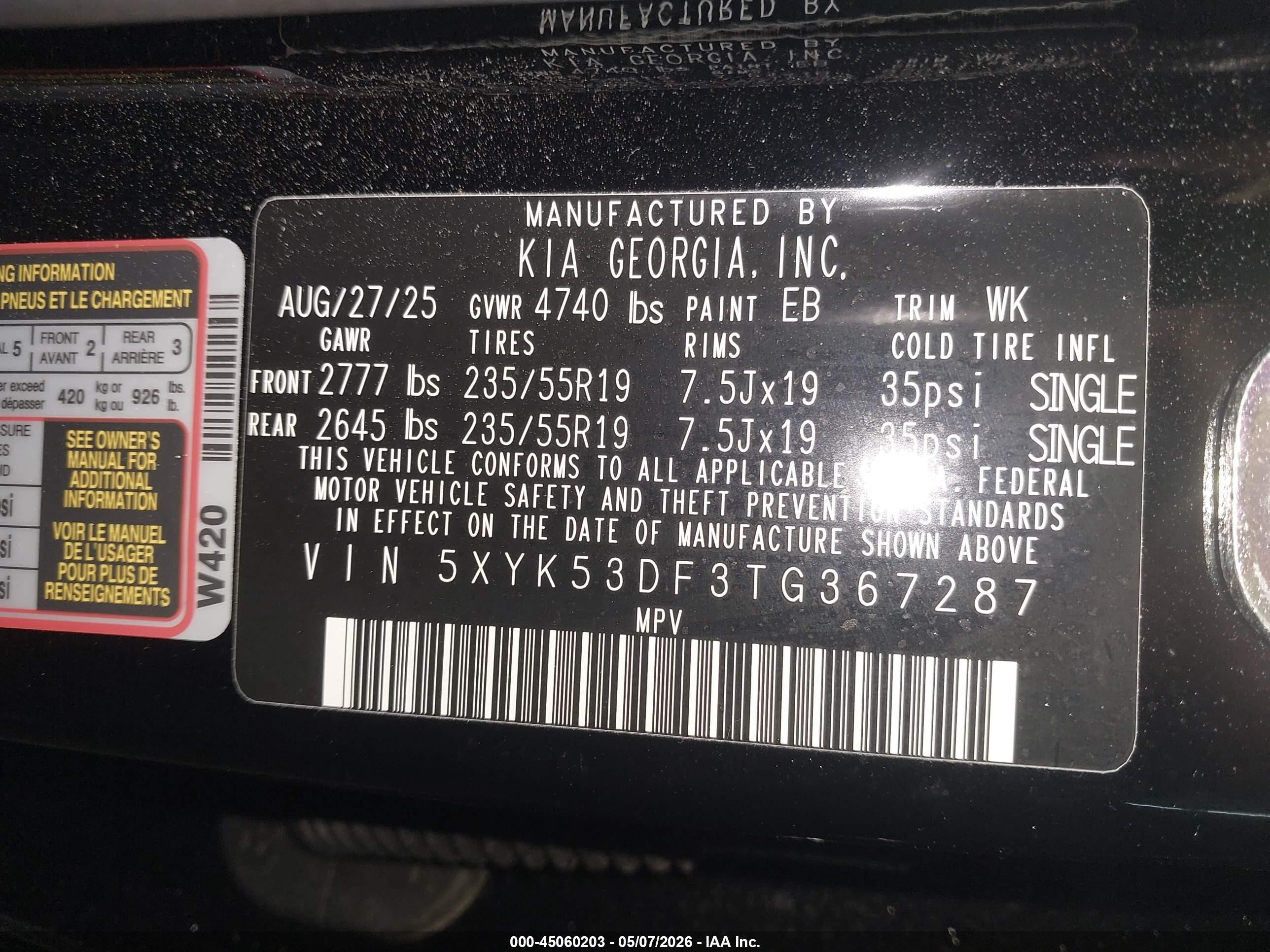 2026 Kia Sportage Sx-prestige Black vin: 5XYK53DF3TG367287