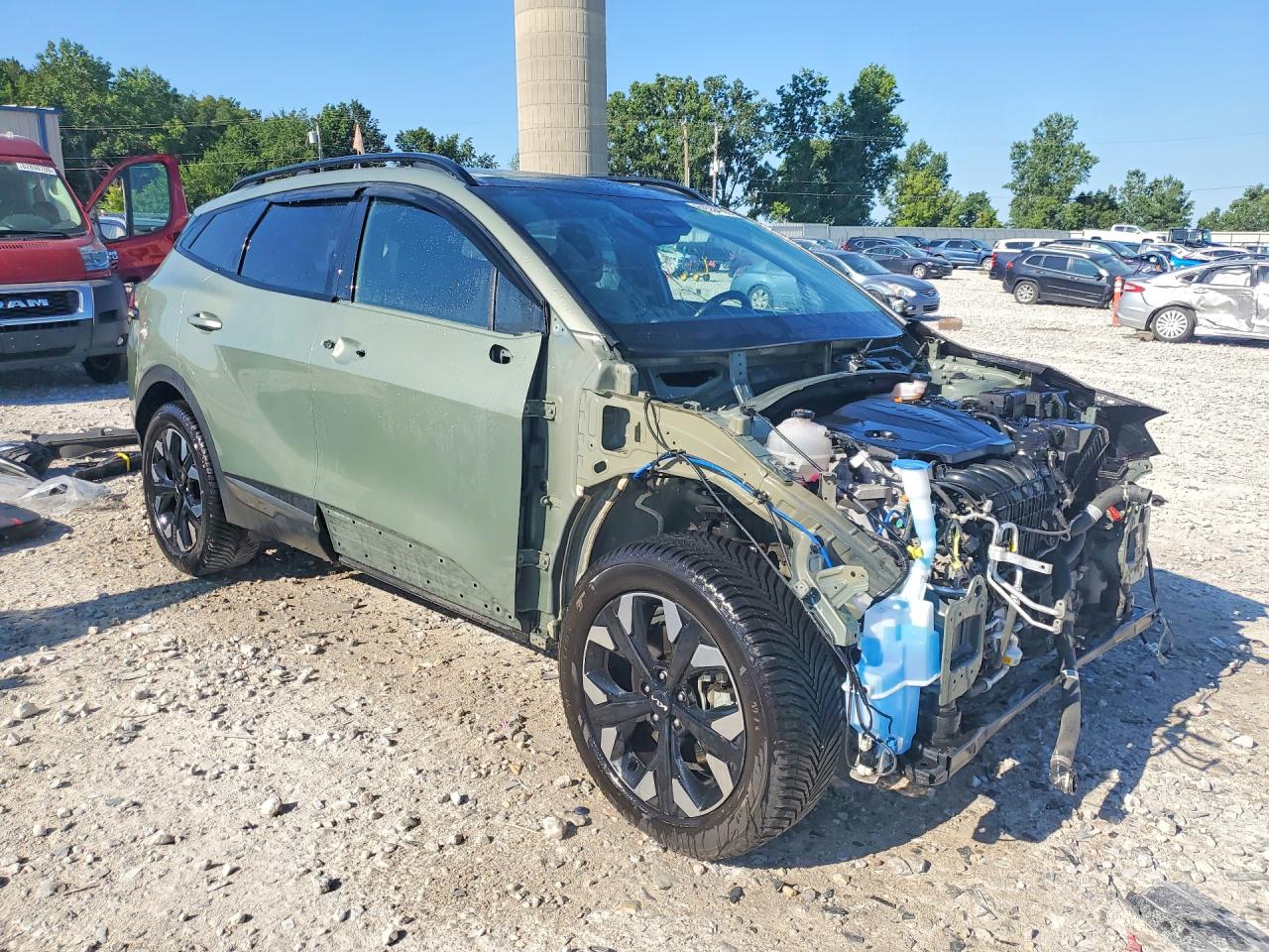 2023 Kia Sportage X Line Green vin: 5XYK6CAF2PG025692