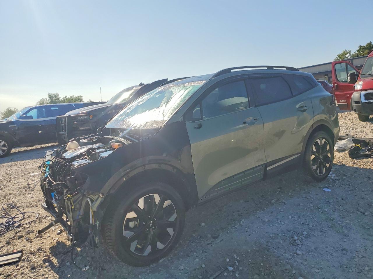 2023 Kia Sportage X Line Green vin: 5XYK6CAF2PG025692