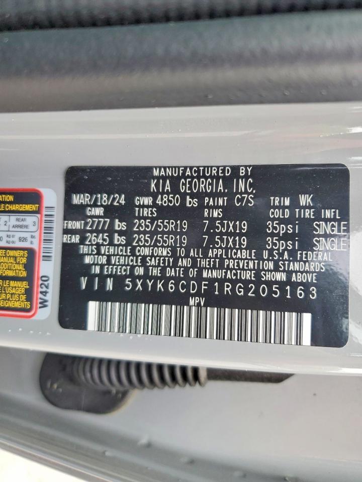2024 Kia Sportage X Line Gray vin: 5XYK6CDF1RG205163