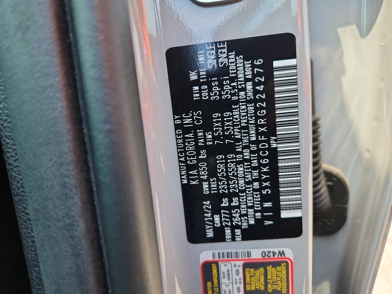 2024 Kia Sportage X Line Gray vin: 5XYK6CDFXRG224276