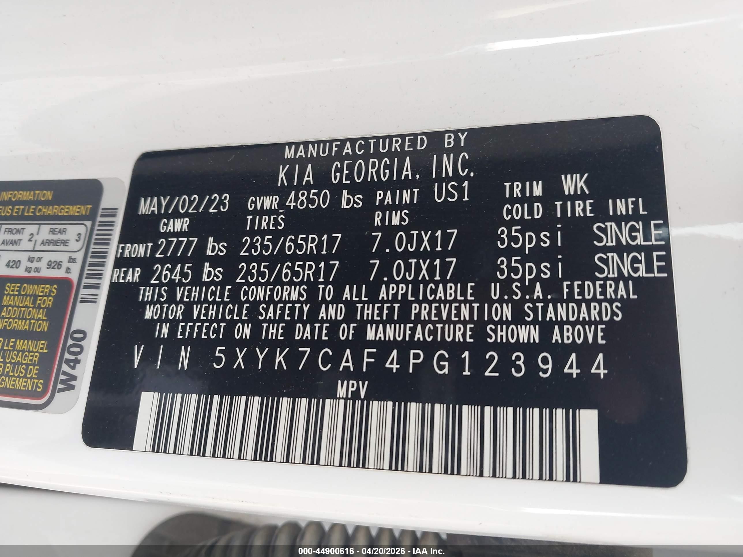 2023 Kia Sportage X-pro White vin: 5XYK7CAF4PG123944