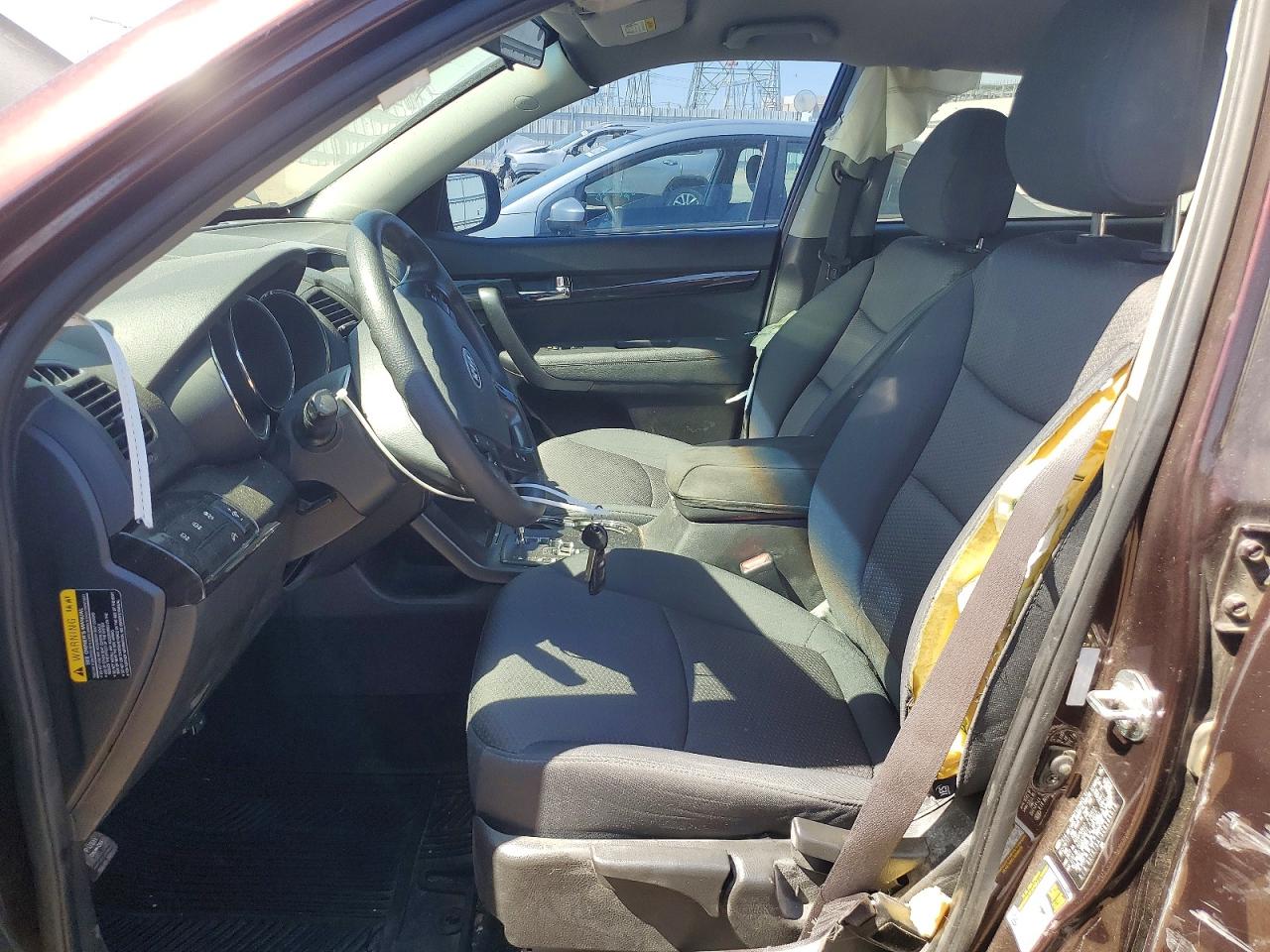 2012 Kia Sorento Lx Burgundy vin: 5XYKT3A10CG286018