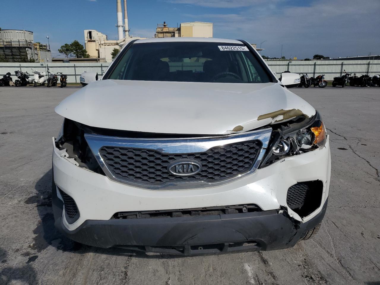 2013 Kia Sorento Lx White vin: 5XYKT3A10DG359650