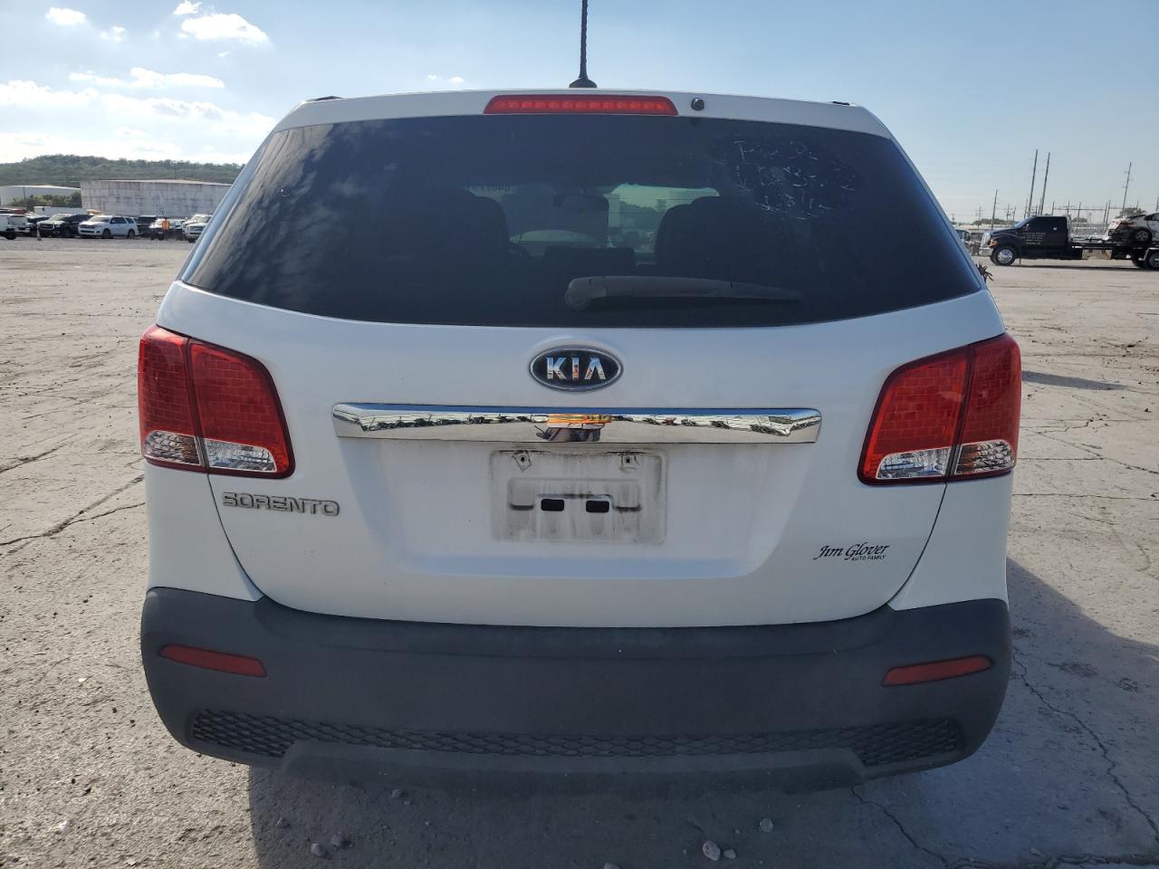 2013 Kia Sorento Lx White vin: 5XYKT3A10DG359650