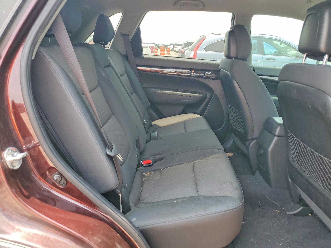 2013 Kia Sorento Lx Burgundy vin: 5XYKT3A10DG376951